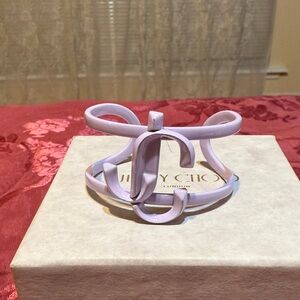 Jimmy Choo Light Purple cuff bracelet
